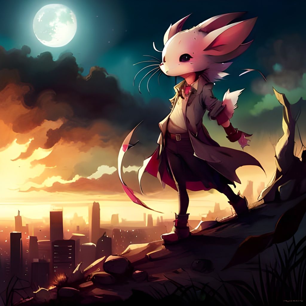 Apocalyptic axolotl evolution ai generated artwork nightcafe creator
