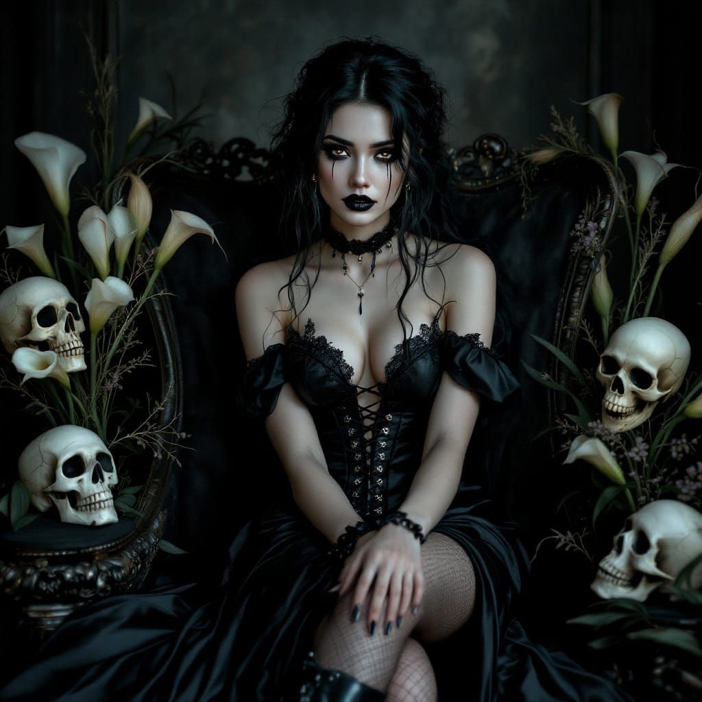 a goth babe  by @Pennysan