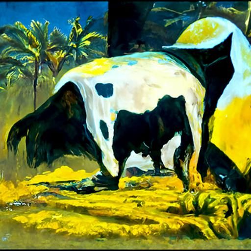 Mango Cow AI Generated Artwork NightCafe Creator