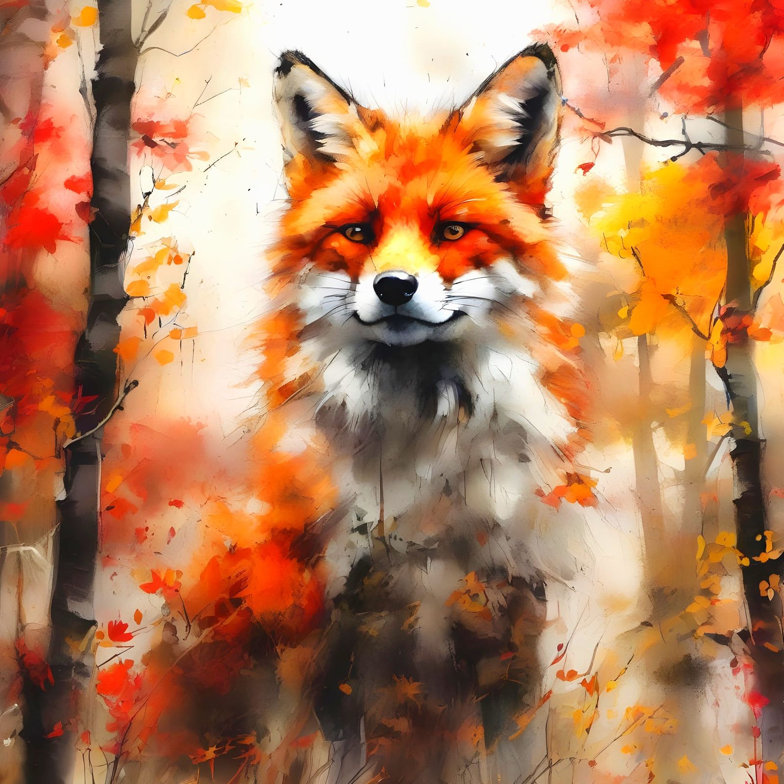 Vulpes Autumn   by @Pwatopus