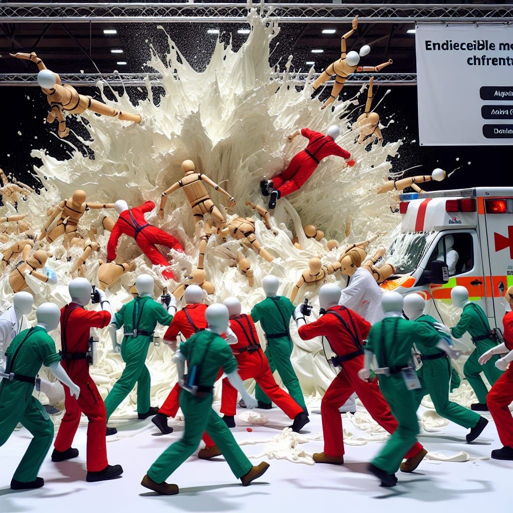 There was a Mayonnaise Explosion at the Super Mario Bros Cosplay