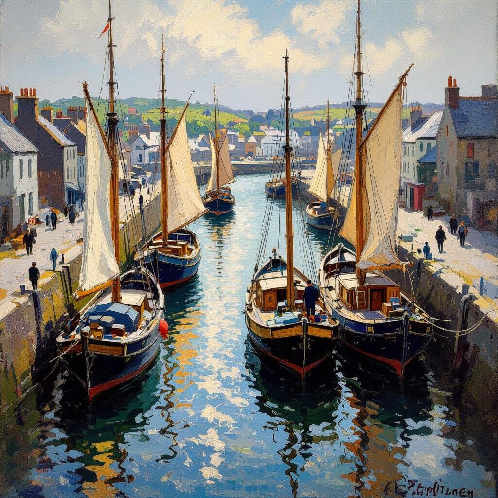 Quayside in Felinheli