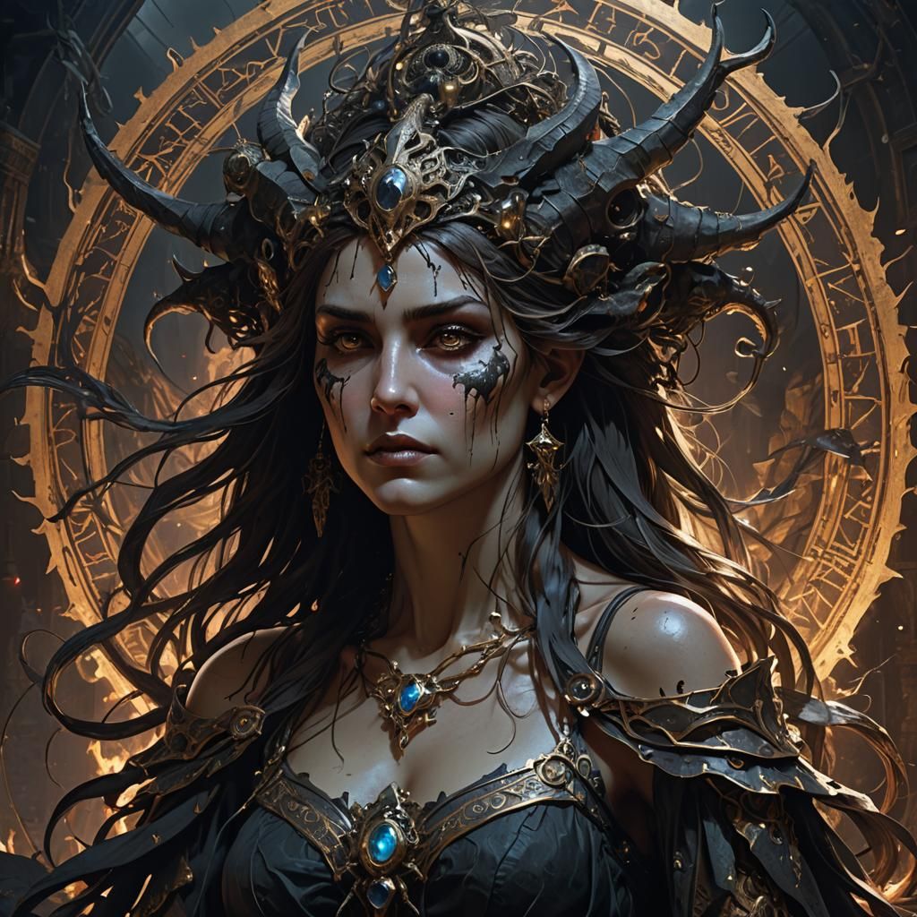 Achlys, Goddess of Eternal Night, - AI Generated Artwork - NightCafe ...