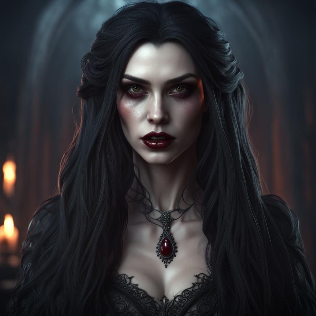 vampiress - AI Generated Artwork - NightCafe Creator