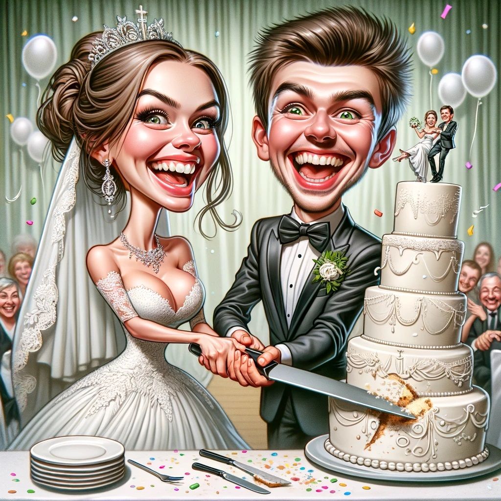 mr &  mrs caricature