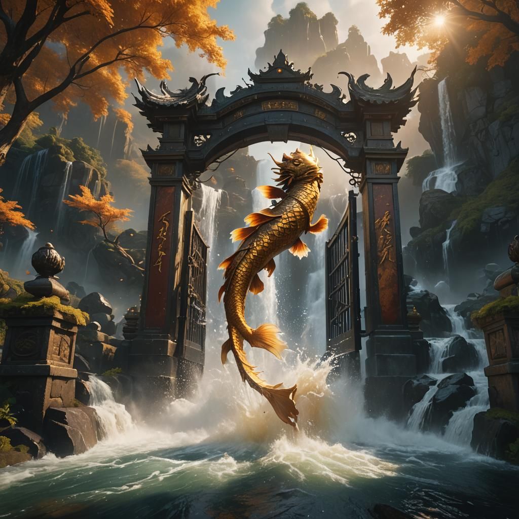 Koi to become a dragon 