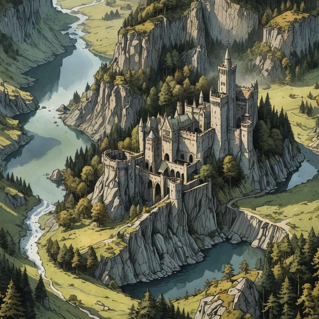 helm's deep, middle-earth
