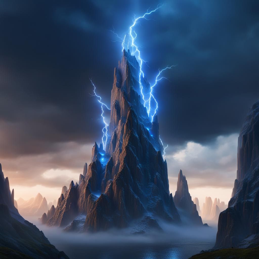 Storm Spire 4 - AI Generated Artwork - NightCafe Creator