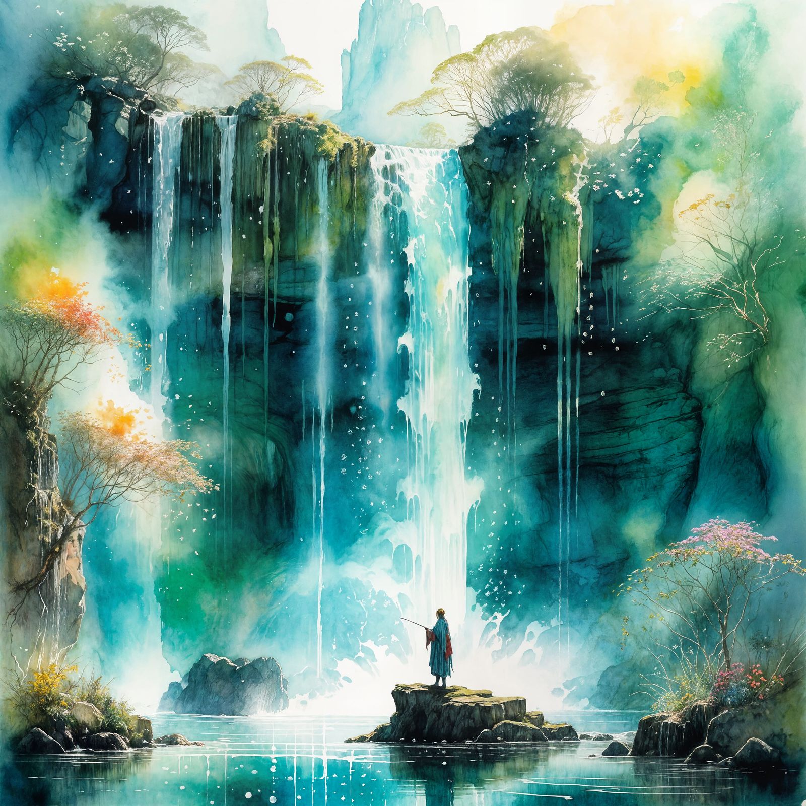 waterfall  by @Charlotti