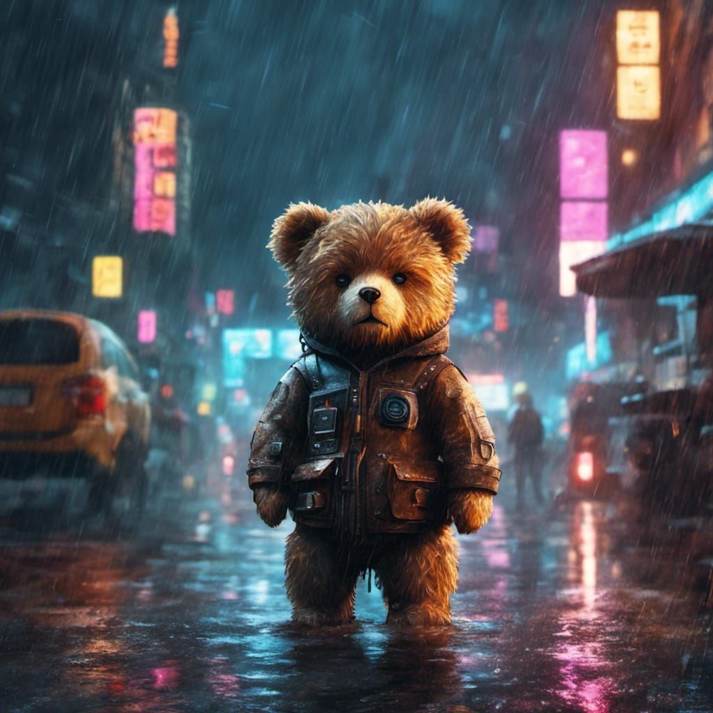 Teddy's Rainy Night Adventure