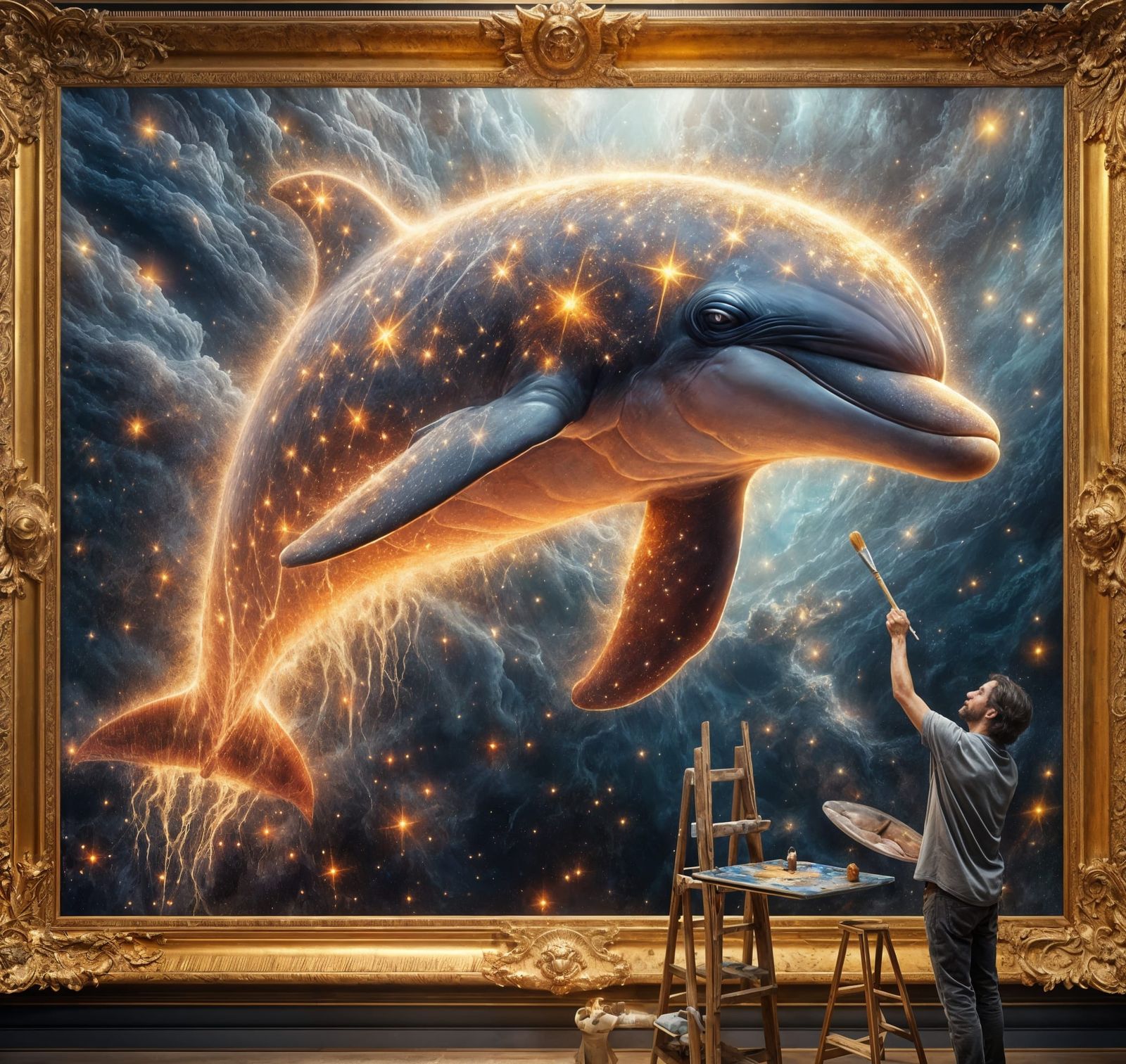 Painting a Dolphin 3