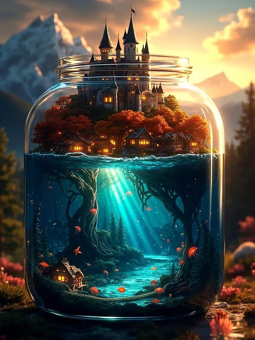 A fantasy style jar