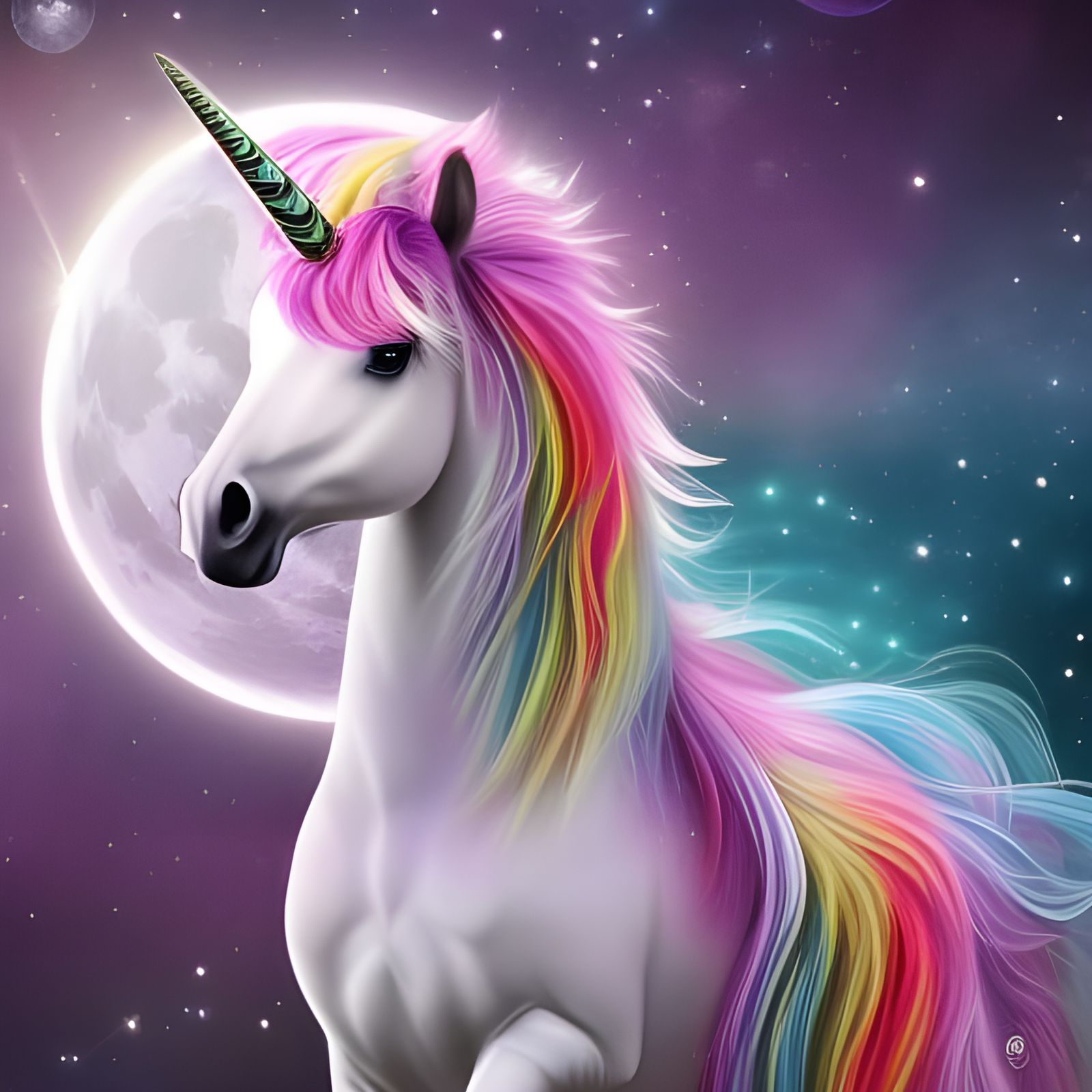 Mystical Unicorn  by @Lisa Hubbard