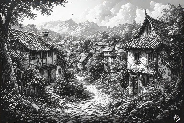 Picturesque Rural Village (3)