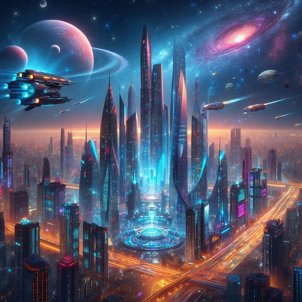 Sci fi city