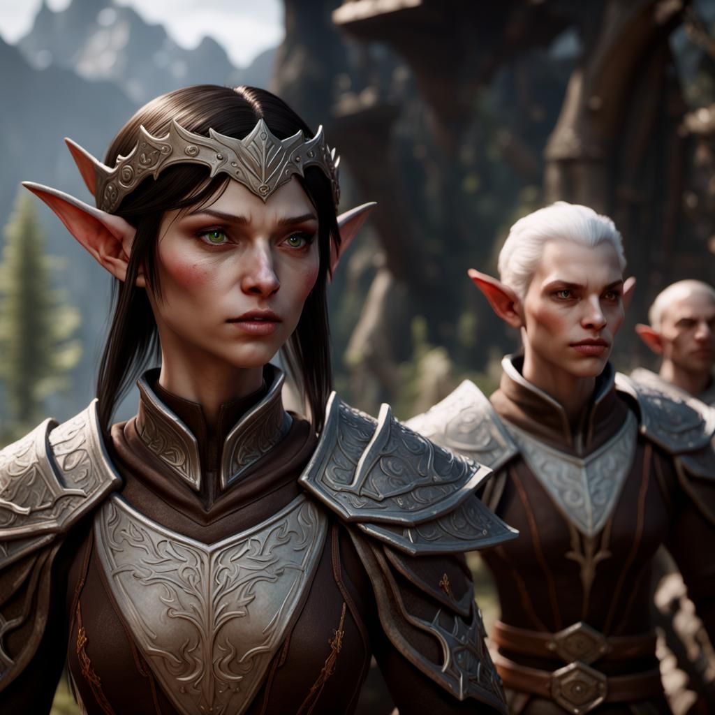 Elf race from the game Dragon Age - AI Generated Artwork - NightCafe ...