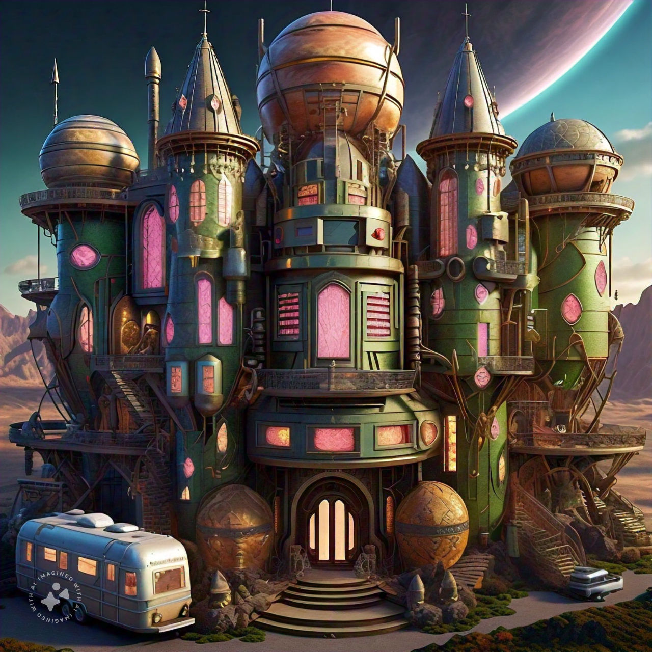 Cozwell Dreigh's Mansion In The Year 2354