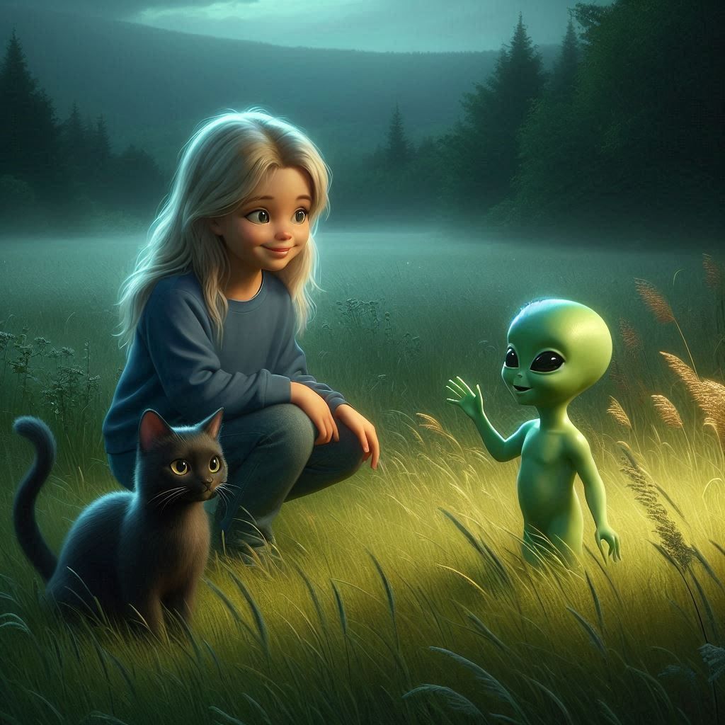 A Meeting Beyond the Stars :: Friendship in the Meadow  by @Uwork
