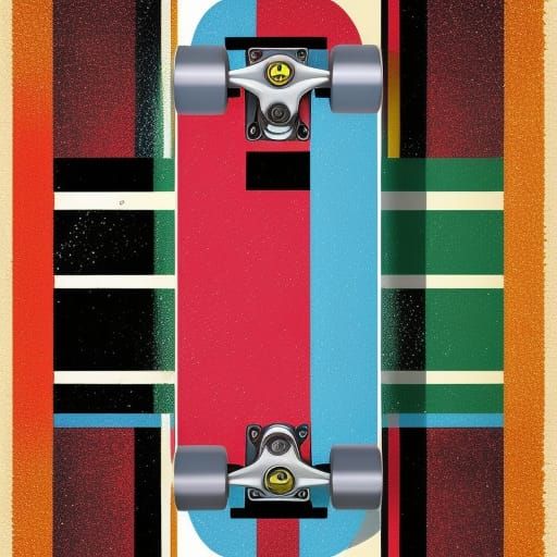 Skateboard AI Generated Artwork NightCafe Creator