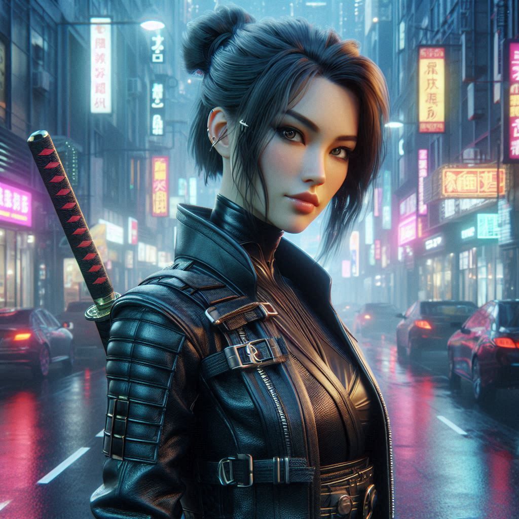 Cyberpunk Street Samurai 7