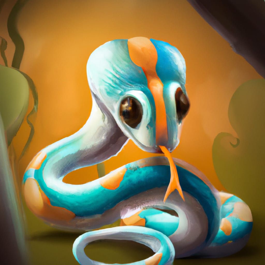 Cute 🐍 - AI Generated Artwork - NightCafe Creator