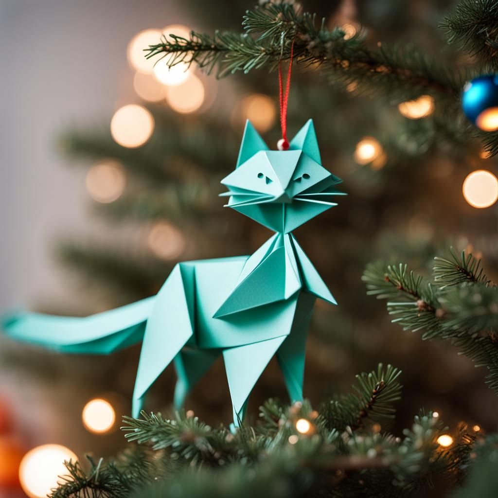 Origami Cat~toy 😻🌲