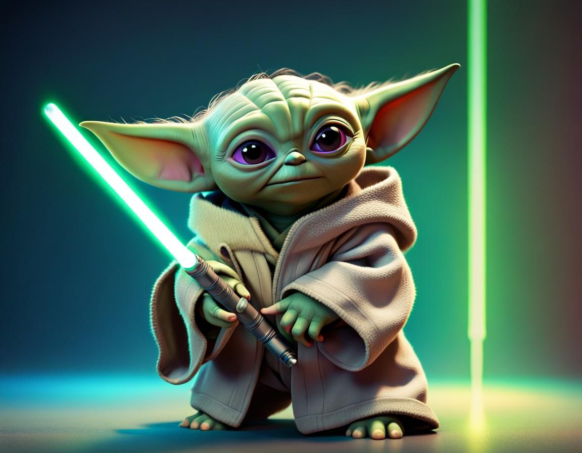 Baby Yoda - AI Generated Artwork - NightCafe Creator