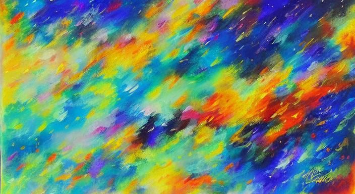 Artwork that conveys the sense of awe and wonder inspired by...