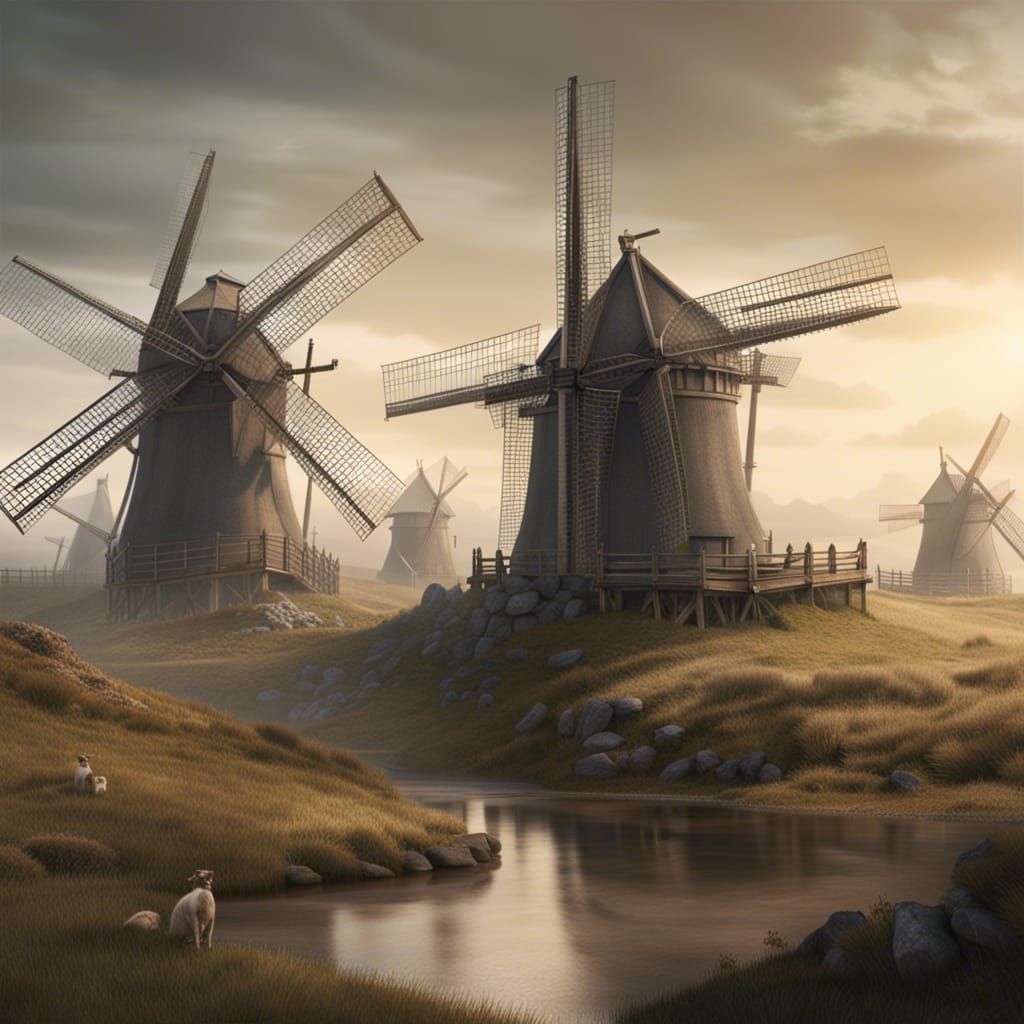 Windmills  by @undefined