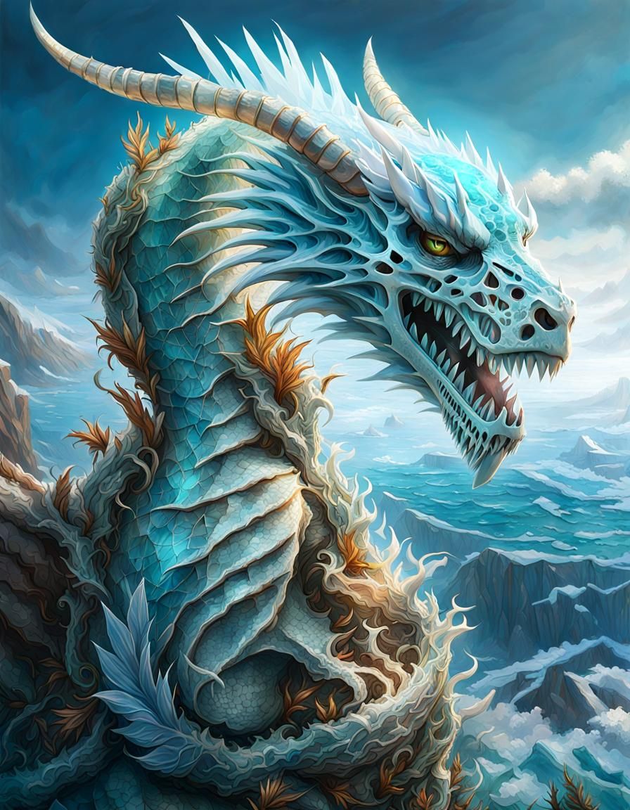 Water dragon - AI Generated Artwork - NightCafe Creator