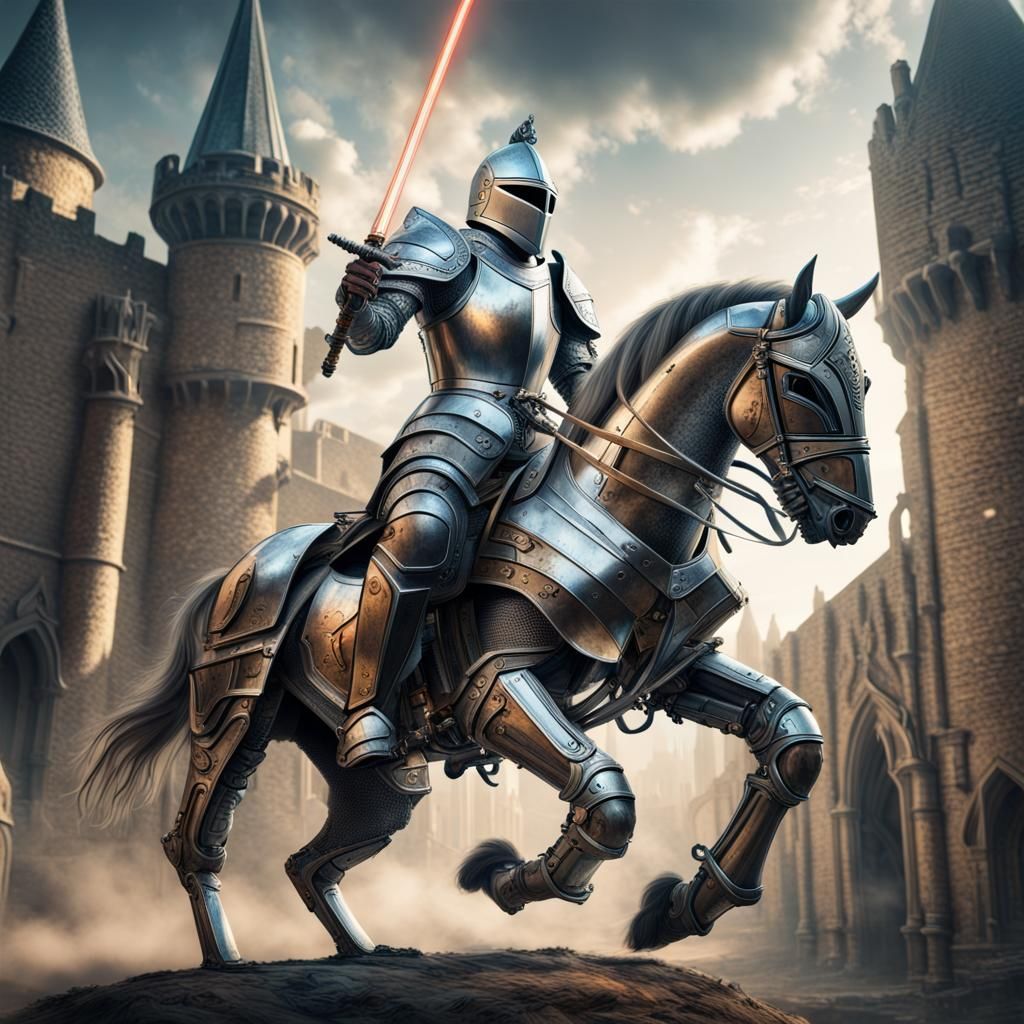 A Knight of the Future - AI Generated Artwork - NightCafe Creator