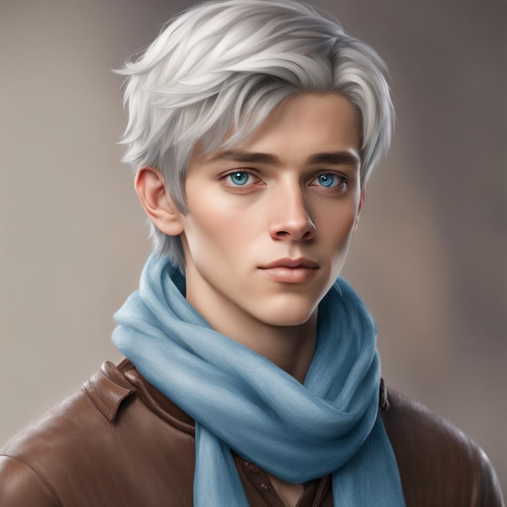 Handsome teen