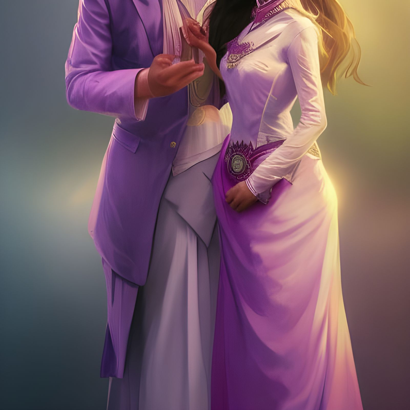 Purple Couple