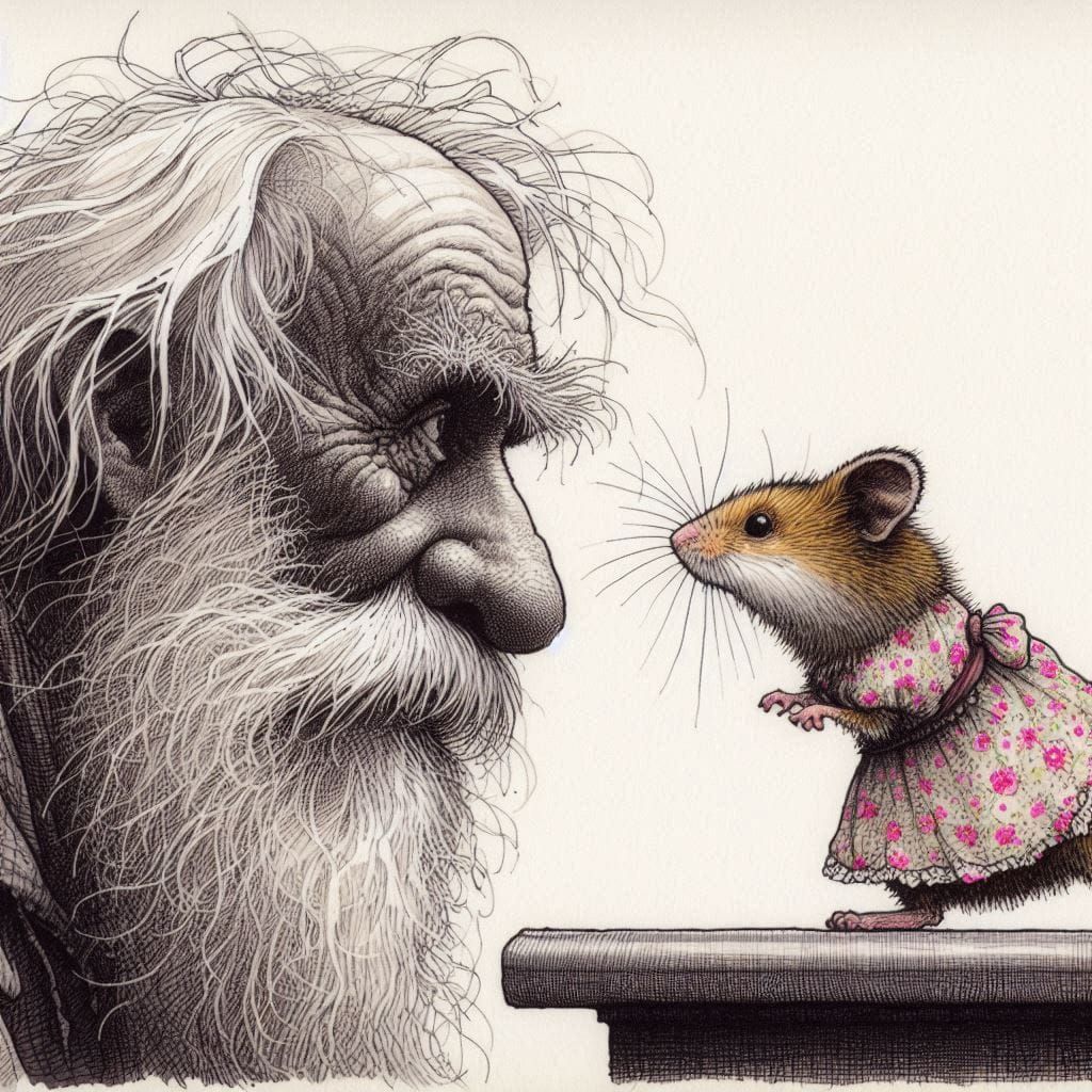 Seldom before had the old man been so fascinated by a new pe...