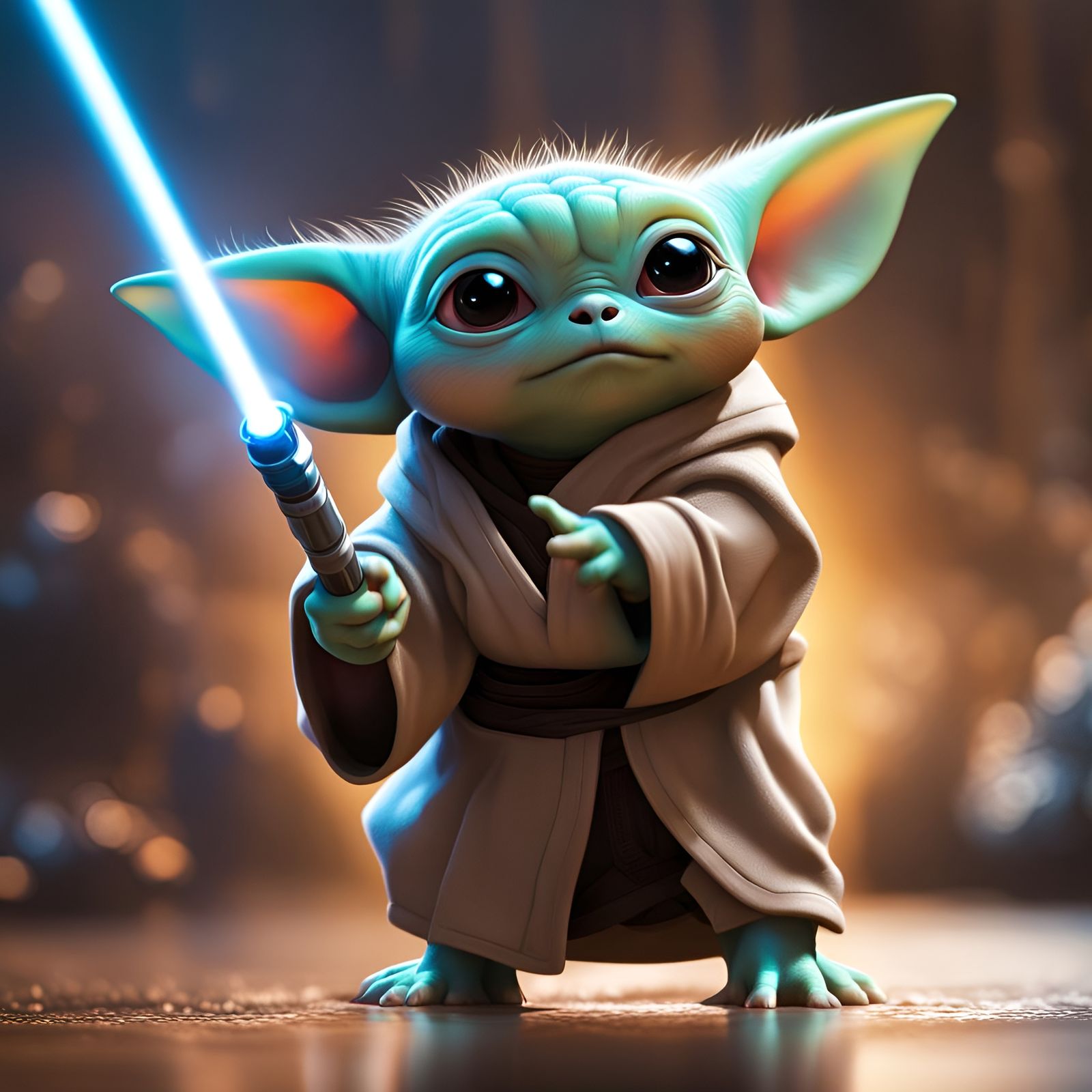 Jedi Grogu v.1 - AI Generated Artwork - NightCafe Creator