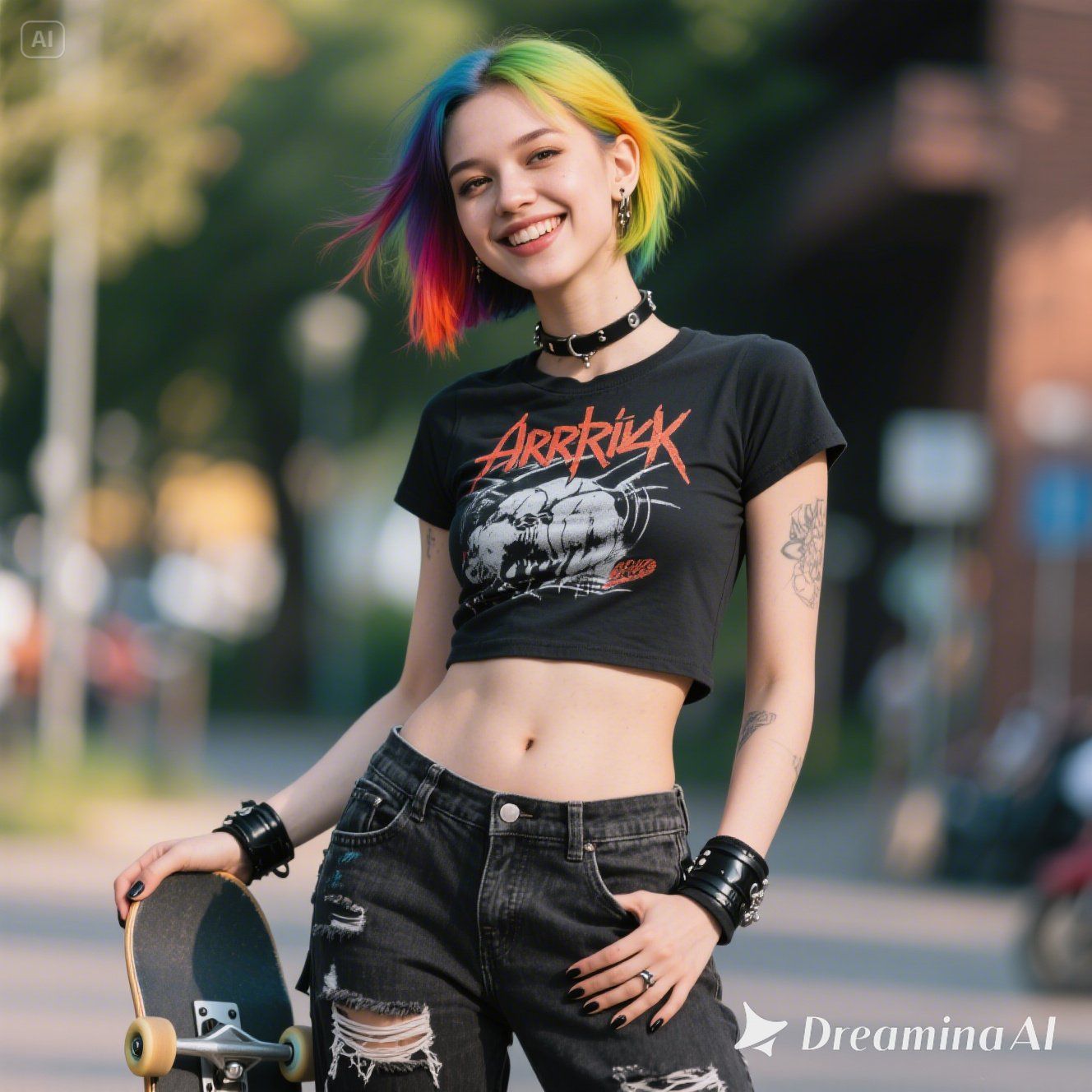 punk skater girl - blending aesthetics