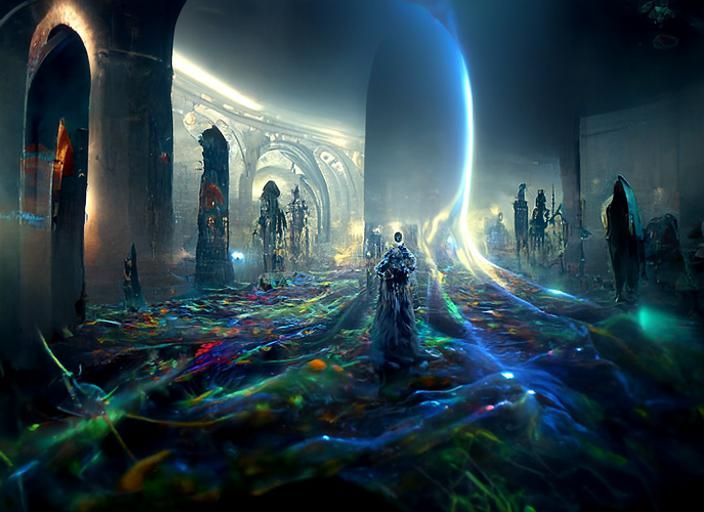 A corridor by Crrystal