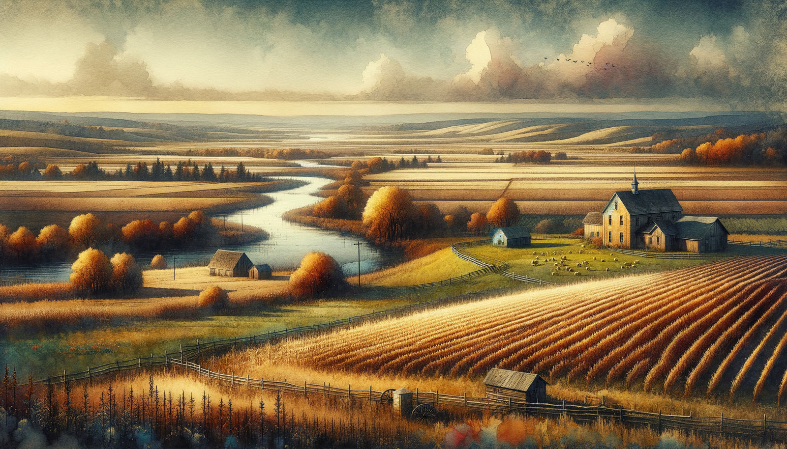 Perfect Midwestern Fall in Farm Country