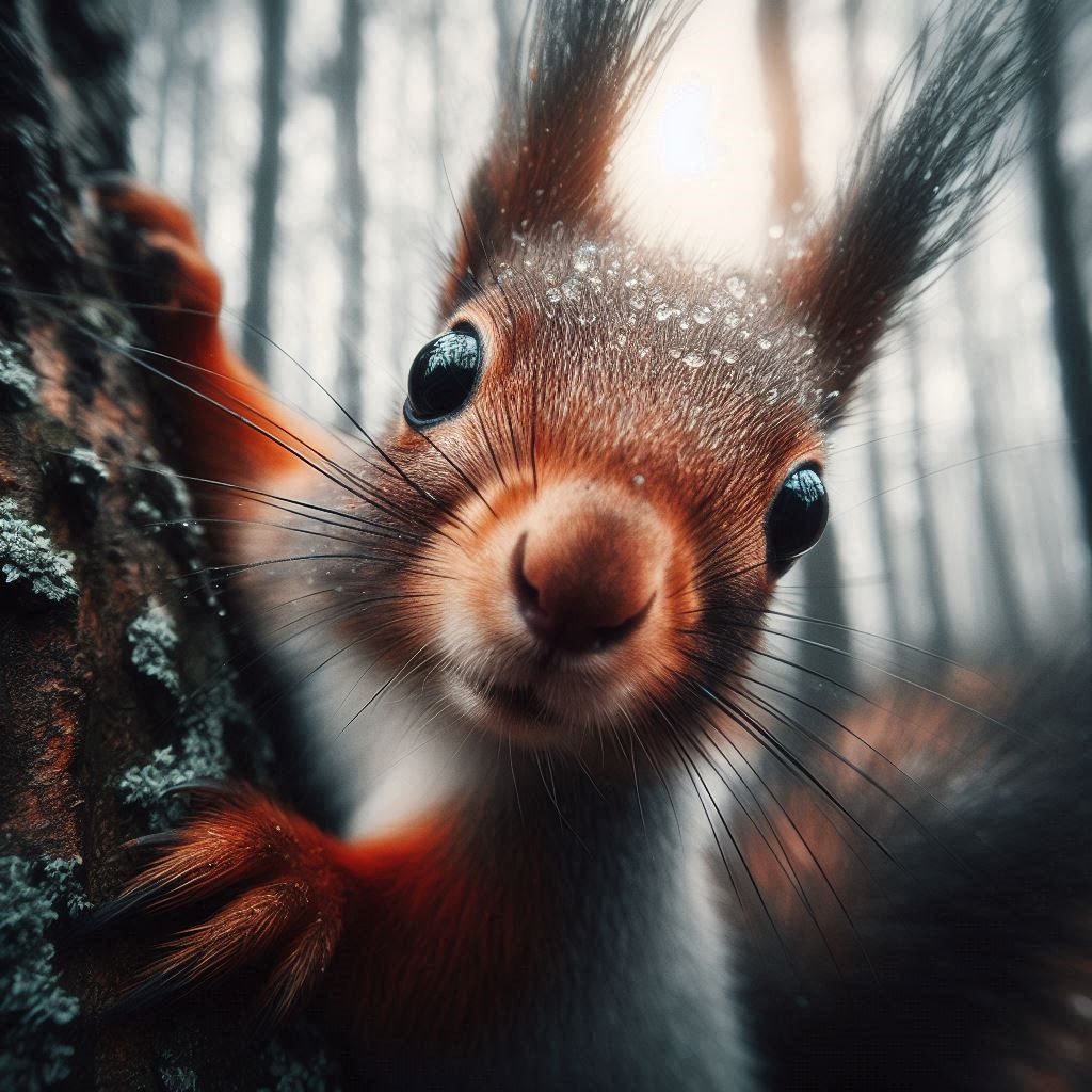 Curious squirrel
