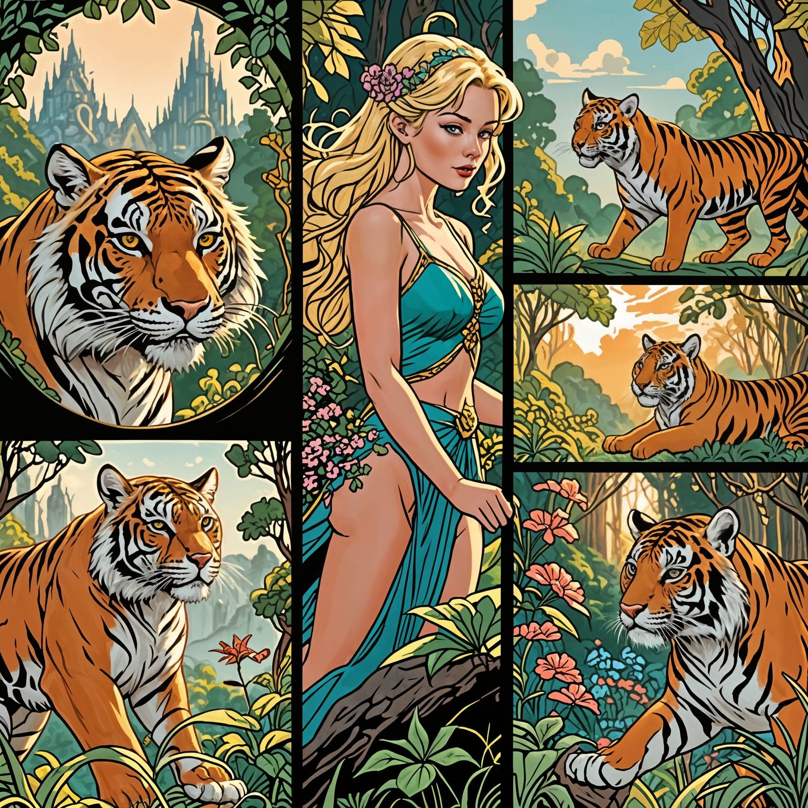 Comic Book Style  by @Lady Anne