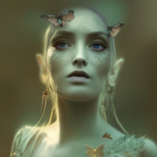 Butterfly Princess - AI Generated Artwork - NightCafe Creator