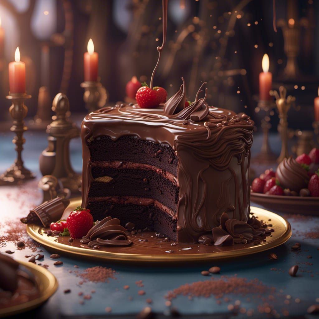 chocolate cake  by @Emma