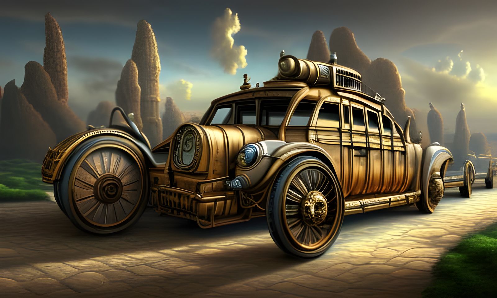 Steampunk Automobile