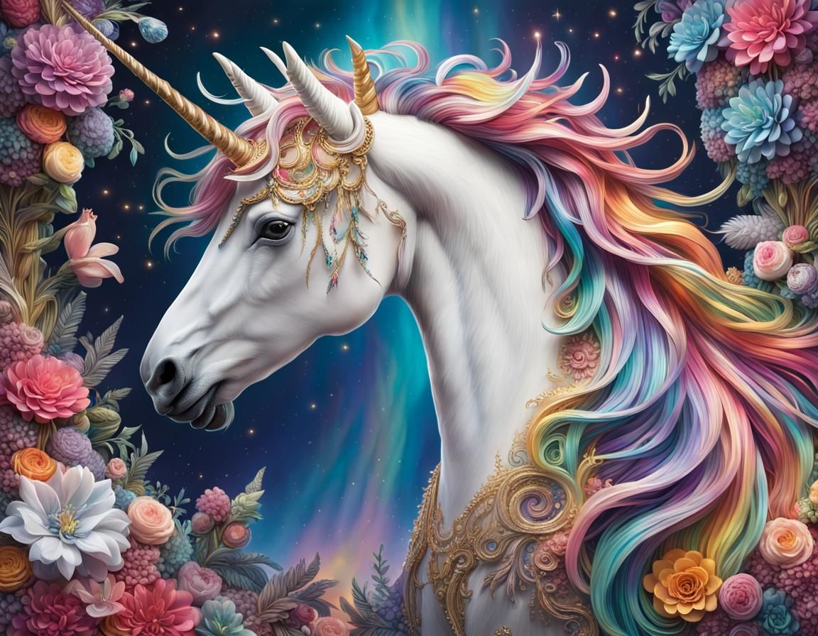 Magical Unicorn   by @Rose