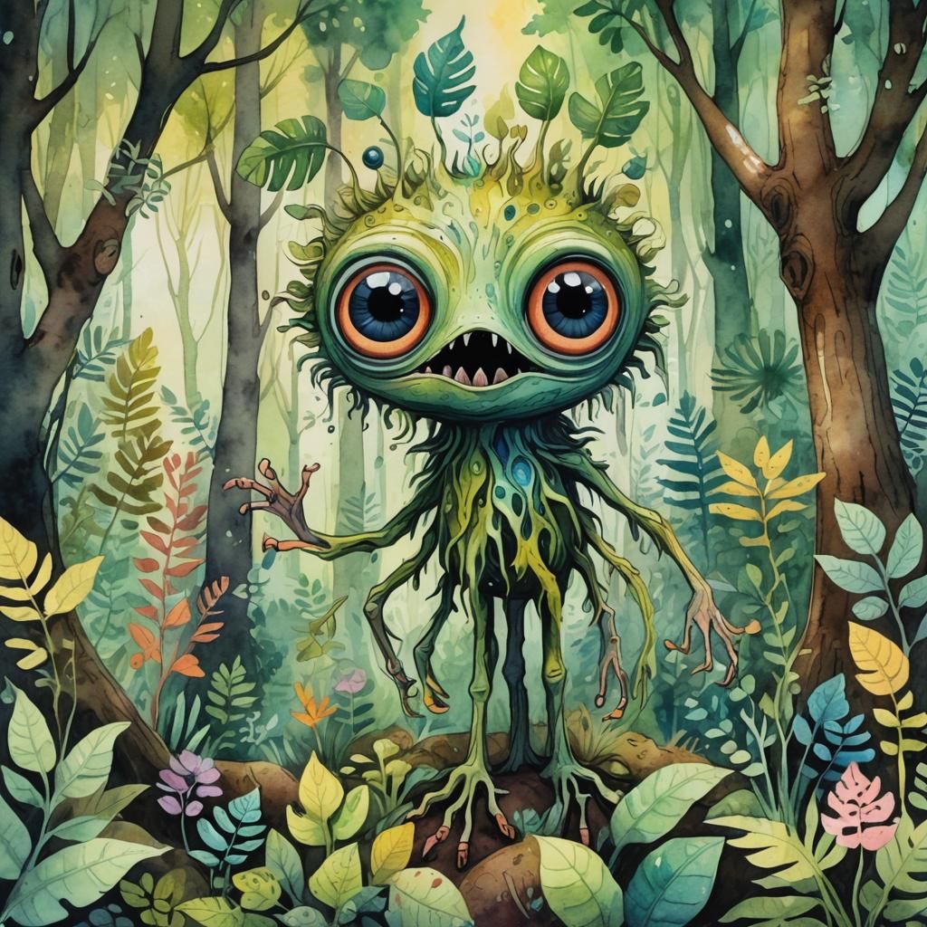 The creature of the forest