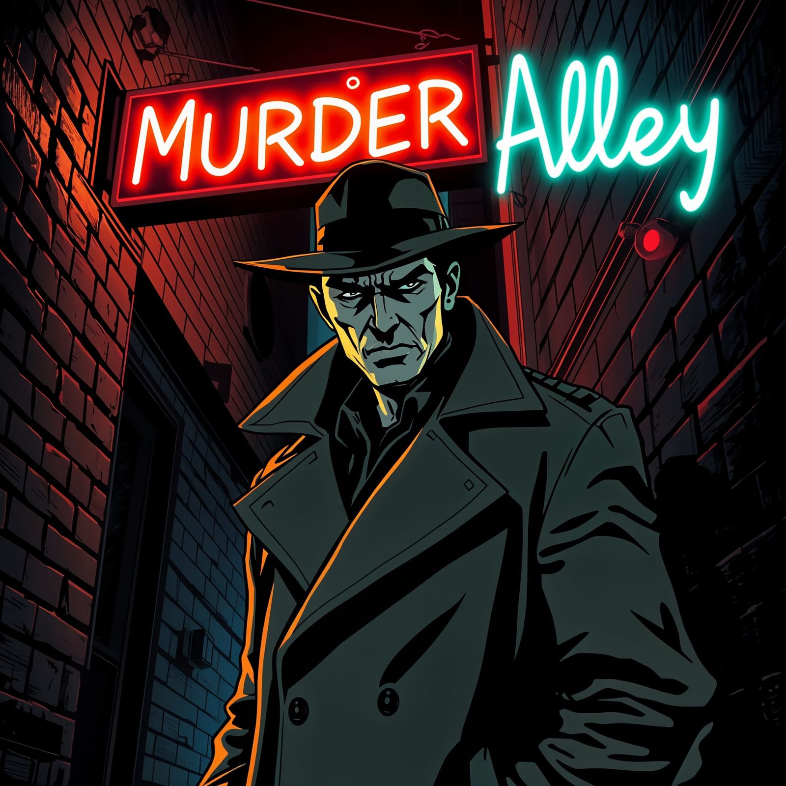 Murder Alley. Retro Noir Detective Story.  by @Austin H
