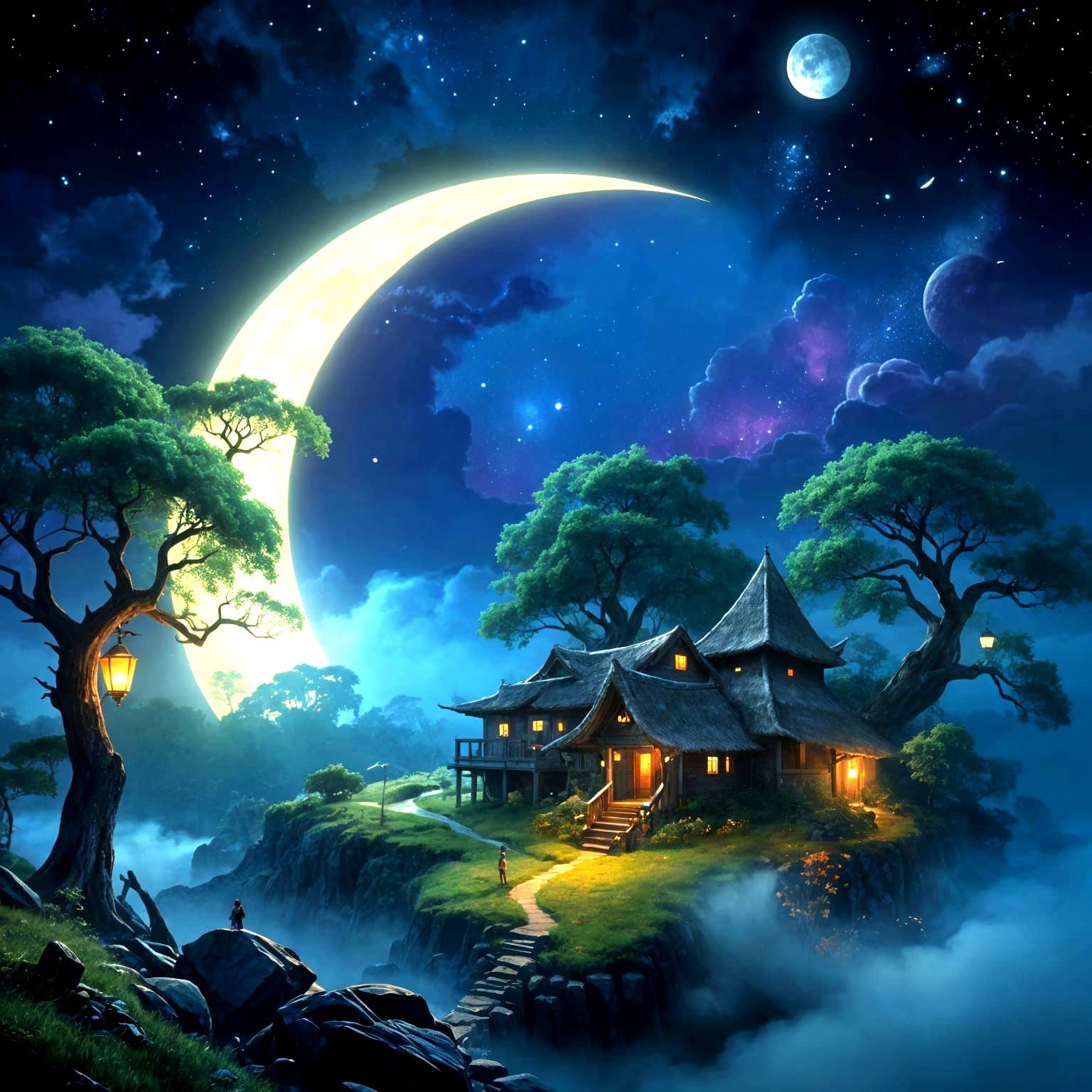 Crescent moon village  by @Mike Ritchie