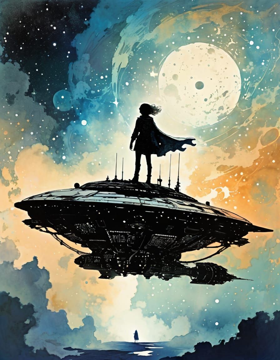 Space riders  by @Katie May