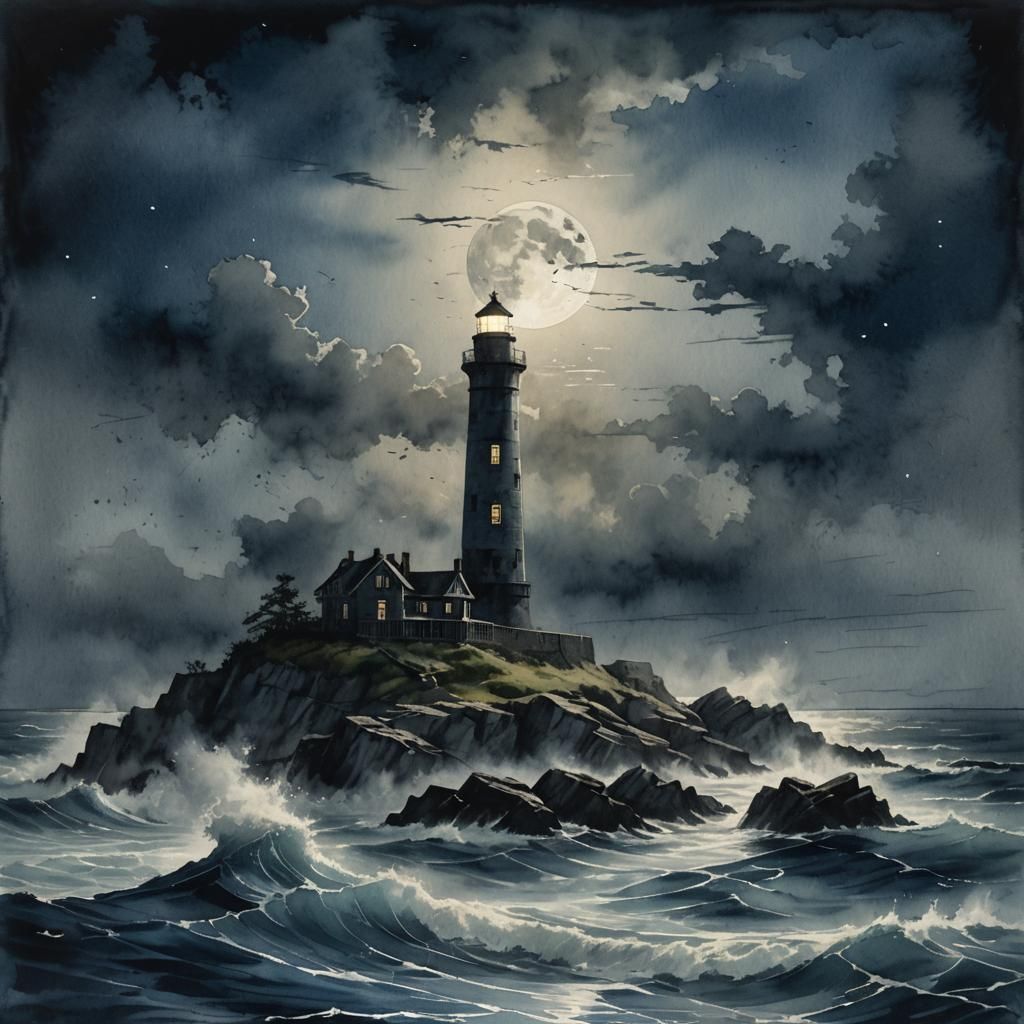 Crumbling Lighthouse  by @Fragment