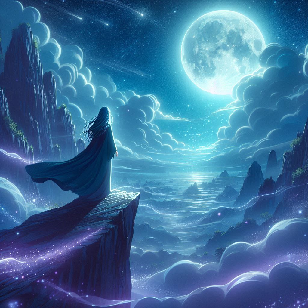 Standing in the moonlight